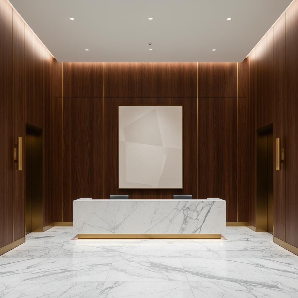 Reception area at the Transatlantic Innovation Hub
